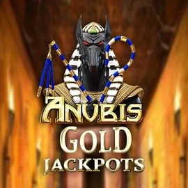 Anubis Gold Jackpots logo by Inspired Gaming at Lucky 7 Casino