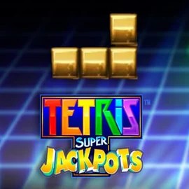 Jackpots logo of Tetris Super Jackpots from WMS at Lucky 7 Casino